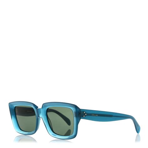 CELINE Square CL 41449 Sunglasses Blue 